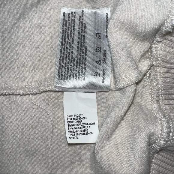 Life Worx Gloria Vanderbilt Floral Embroidered Cream Women's Bomber Jacket XL - Picture 9 of 10